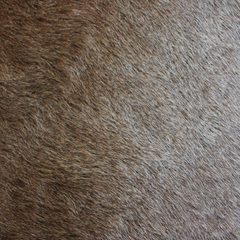 Cowhide Rug Tan Grey