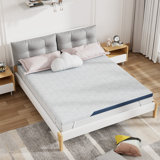 3-inch Memory Foam Mattress Topper  Cover for Back Pain with Cooling and Anti-Slip Features Cooling Gel Mattress Pad for Bed and Sofa Bed
