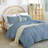 Lightweight & Cozy Boho Comforter Set, 3 Pieces All-Purpose Ultra Soft Microfiber Bedding Set for Home Bedroom Decor-117032377-117032376