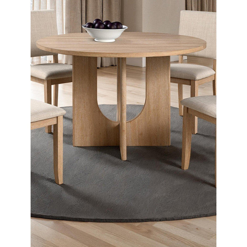 Table de salle à manger Classic Classic 1pc, H 30 po x L 47,3 po x l 47,3 po, Naturel