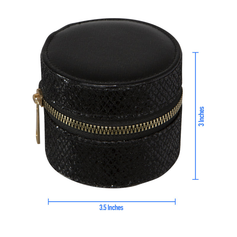 Trousse de voyage pour bijoux, Noir