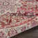 Tapis rouge / beige Lowndes