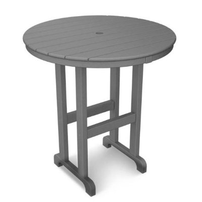 POLYWOOD Round Farmhouse Counter Table