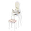 Ensemble coiffeuse avec tabouret et miroir Cindy-32005921