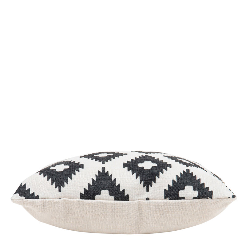 Geometric Print Indoor-Outdoor Cushion, Multicolour