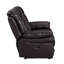 Canapé inclinable en cuir Global