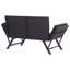 Banc de jardin en acier Eltje-324616187