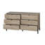 Ausable 6 Drawer 135cm W Double Dresser