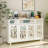 Amiee 55.1'' Wide 3 Drawer Mirrored Door Sideboard-76547917