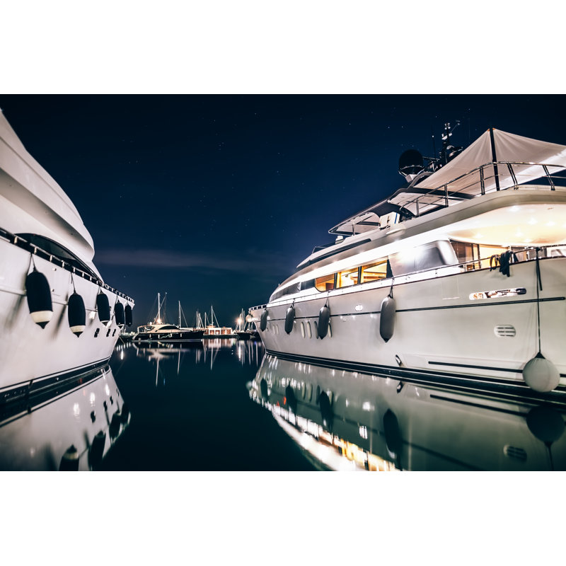 Luxury Yachts by Viktor_Gladkov - Wrapped Canvas Print, 30cm H x 46cm W