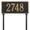 Hartford 1-Line Lawn Address Sign