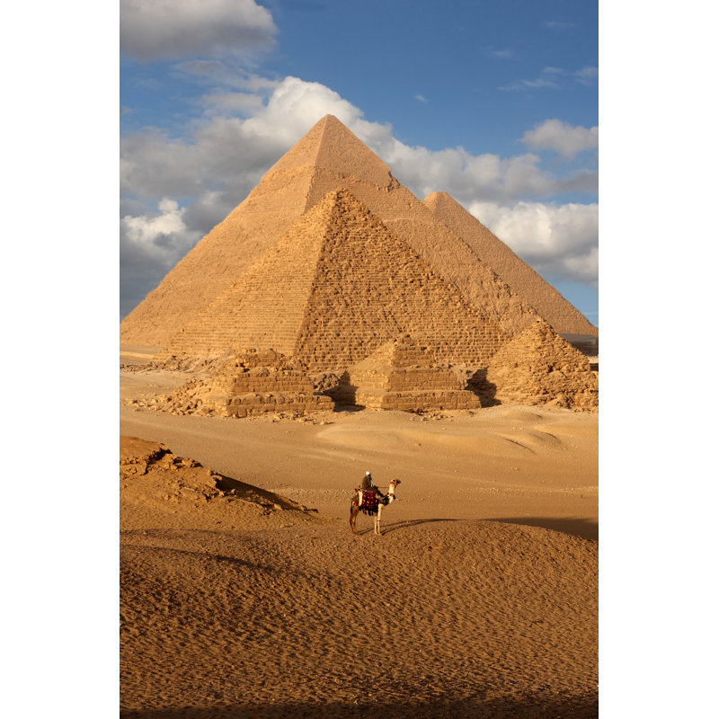 Egypt Pyramid by Sculpies - Wrapped Canvas Print, 76cm H x 51cm W