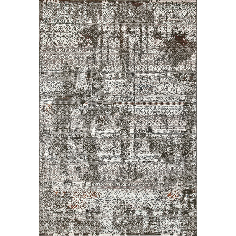 Anhtuan Abstract Flat Weave Area Rug, Rectangle 160 x 235 cm