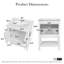 Meuble-lavabo moderne 24 po avec lavabo simple-1411210824