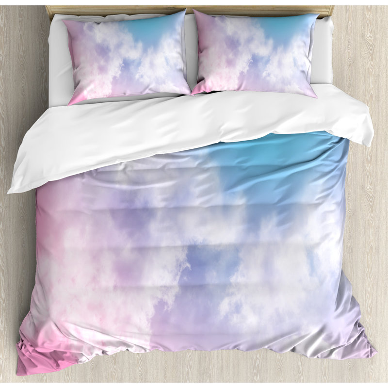 Modern & Contemporary Abstract Duvet Cover, Queen Duvet Cover + 2 Standard Shams