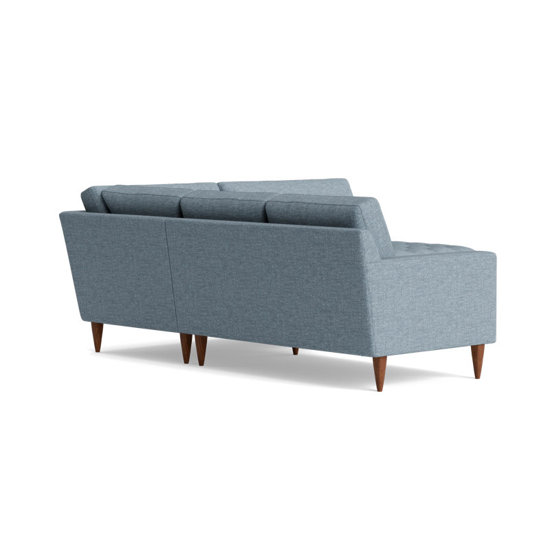 MCM Sectional With Bumper (95" X 95"), Right Hand Facing, Performance Weave - Spa