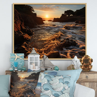 " Beach Photo Serene Shores VI "