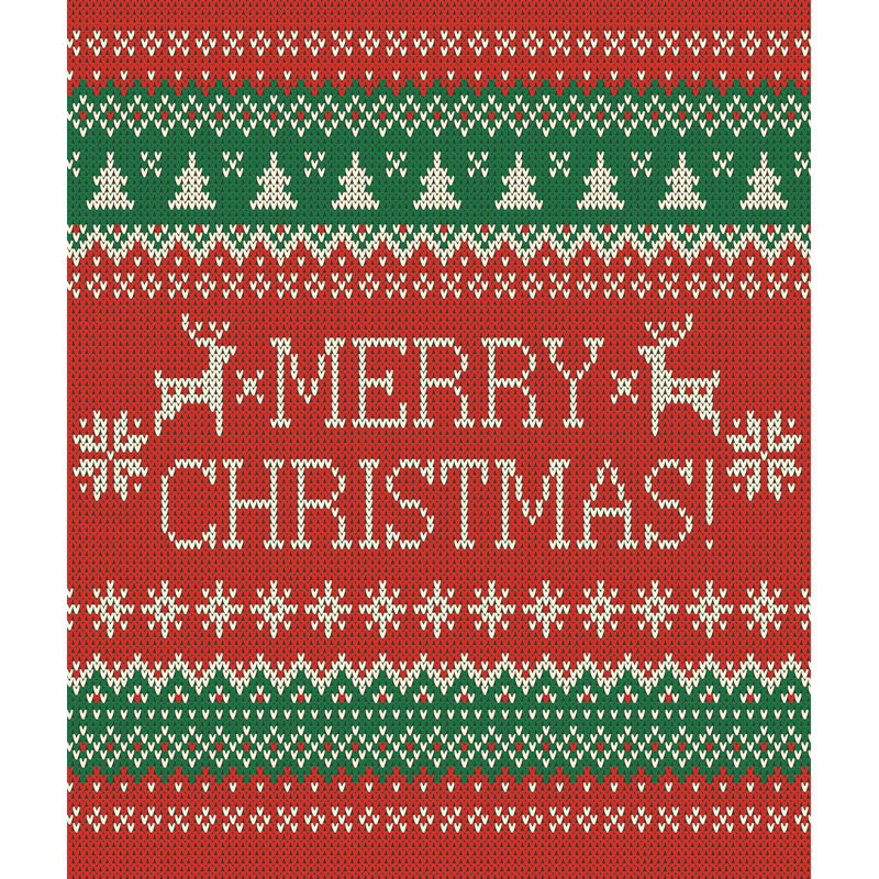 Tapisserie en polyester "Merry Christmas", H 88 po x l 104 po x P 0,25 po