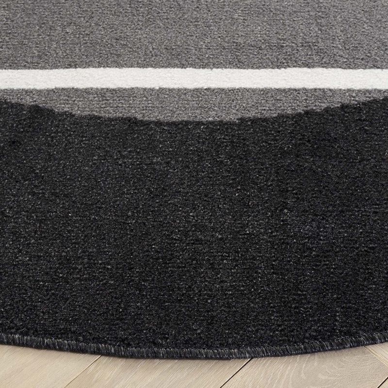 Lilja Performance Striped Rug, Round 6'7"