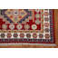 Tapis rouge Kazak en laine rouge noué à la main