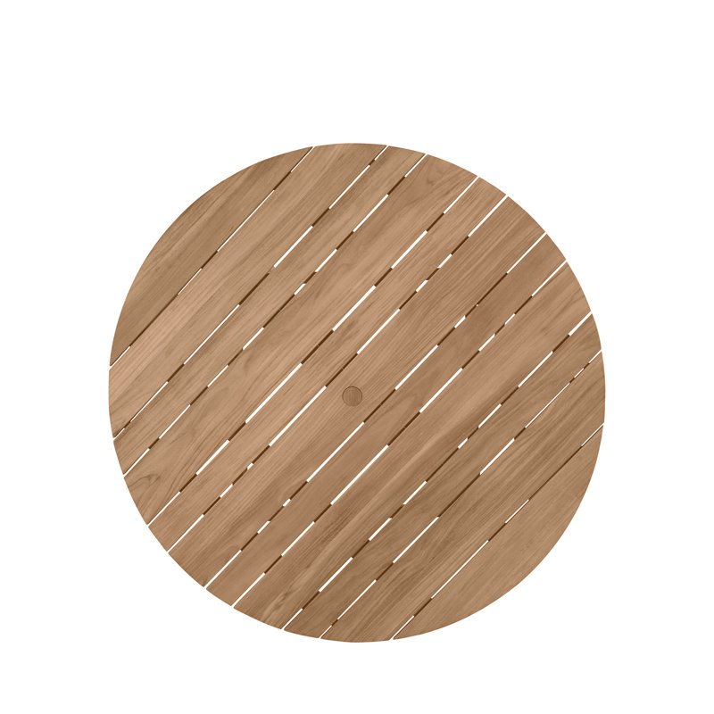 Paige Outdoor Dining Table, Natural Teak