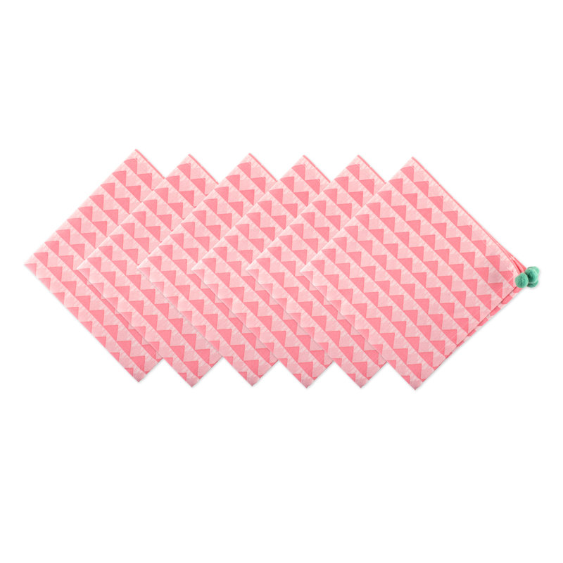 Serviette de 20 po triangles Kenisha