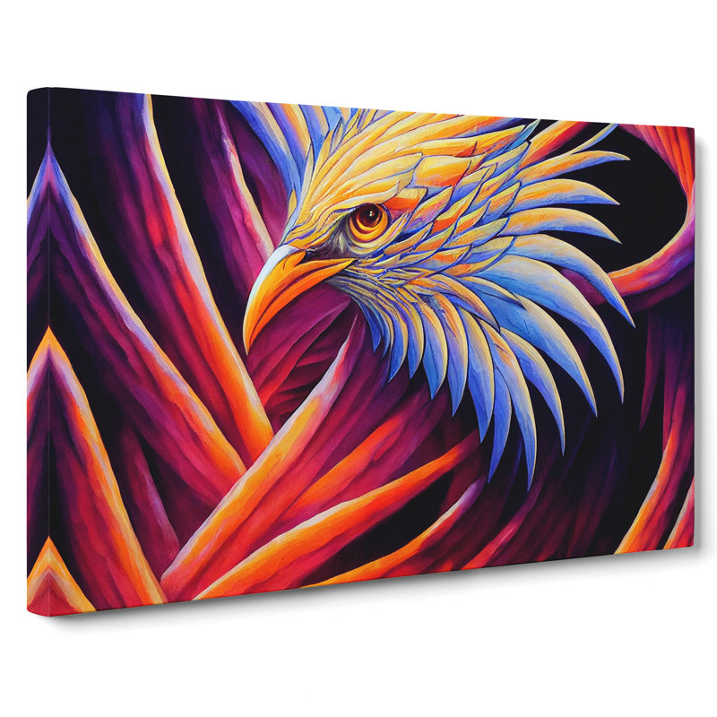 Pure Phoenix Bird - Wrapped Canvas, 40cm H x 60cm W x 3cm D