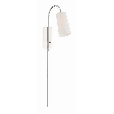 Alexa Single Light Brass Armed Sconce