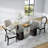 Tralyn Oval Glass Top Dining Table