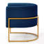 Fauteuil d'appoint confortable en velours de style Mid-Century, parfait pour le salon et les espaces de détente