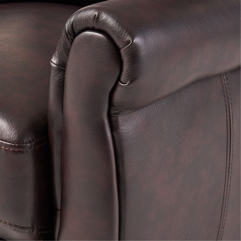 Comfortable And Stylish Recliner For Ultimate Relaxation In Living Room., Burgundy