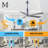 Patricia 52'' Ceiling Fan with LED Lights-2108506874-2108519373