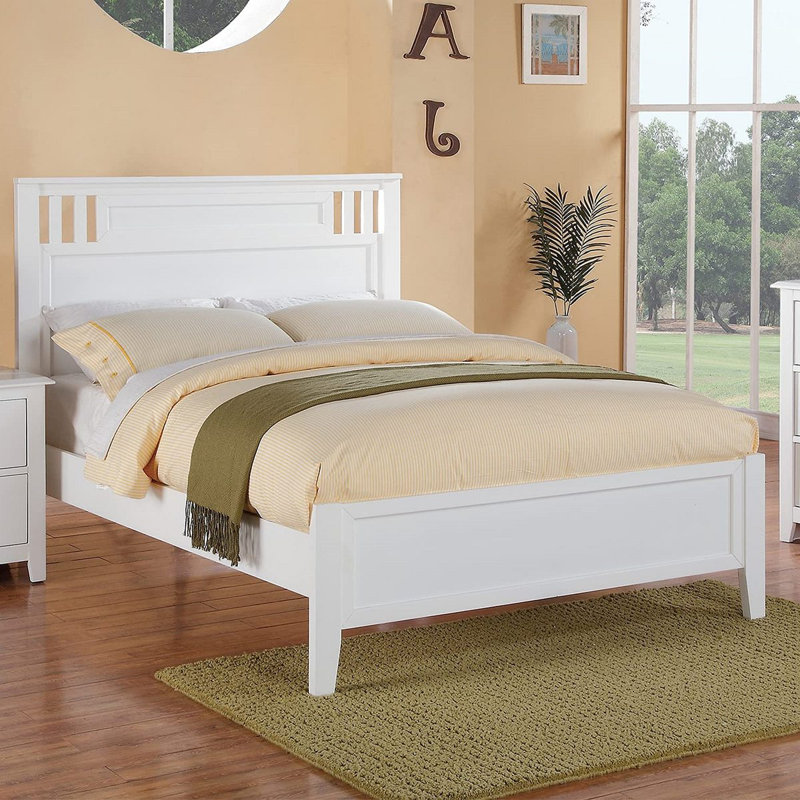 Mobilier de chambre à coucher simple et moderne simple 1pc, Double, Blanc