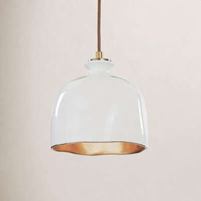 Bianca Single Light Ceramic Dimmable Pendant