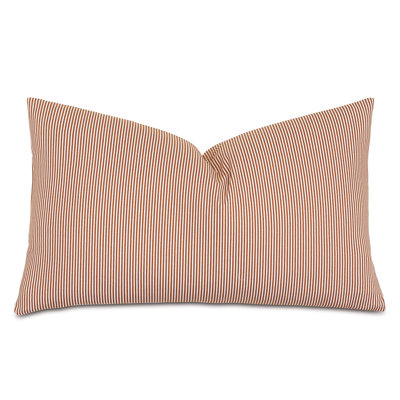 Marguerite Striped Cotton Reversible Throw Pillow