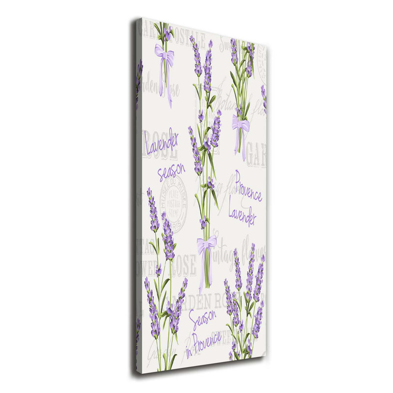 Lavender 1 Piece Wrapped Canvas Wall Art