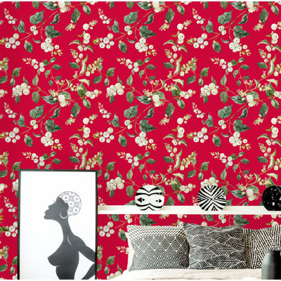 Peel & Stick Floral Roll