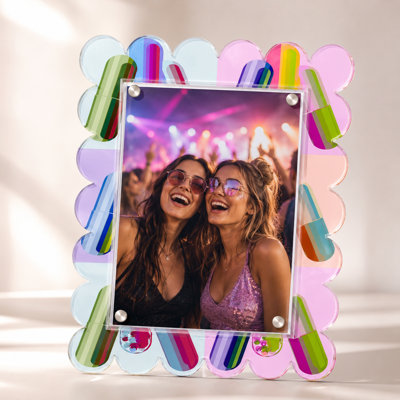 Pink Acrylic Picture Frame