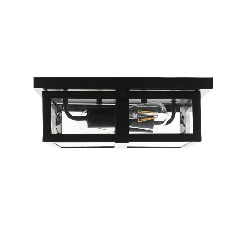 Liam Plafonnier encastré 2 lumières Modern, H 4,5 po x l 13 po x P 15 po
