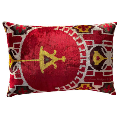 Velvet Lumbar Pillow Cover & Insert