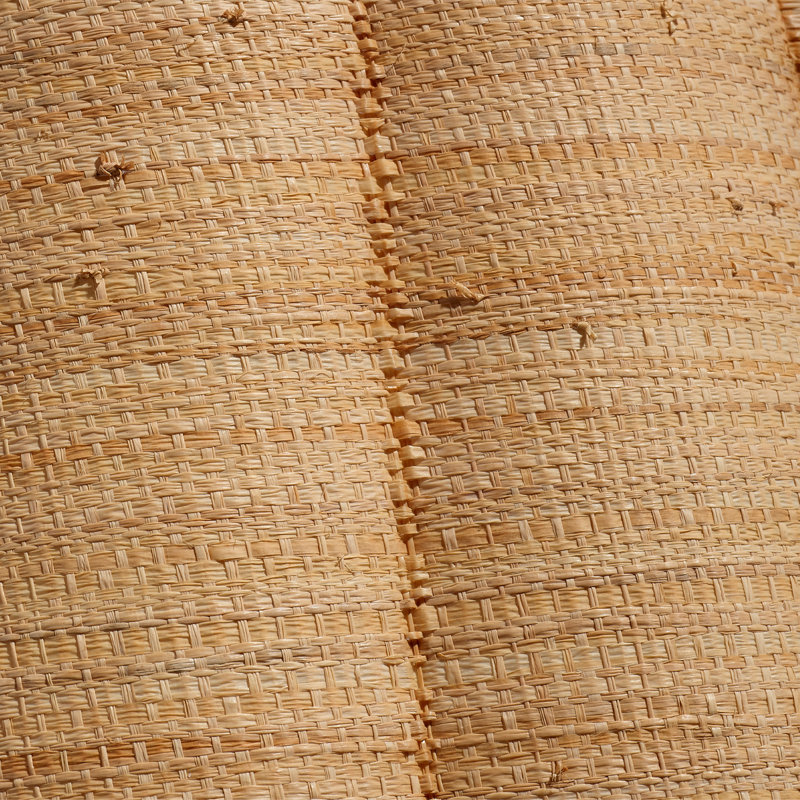 Scalloped 1-Light Wall Sconce, Raffia