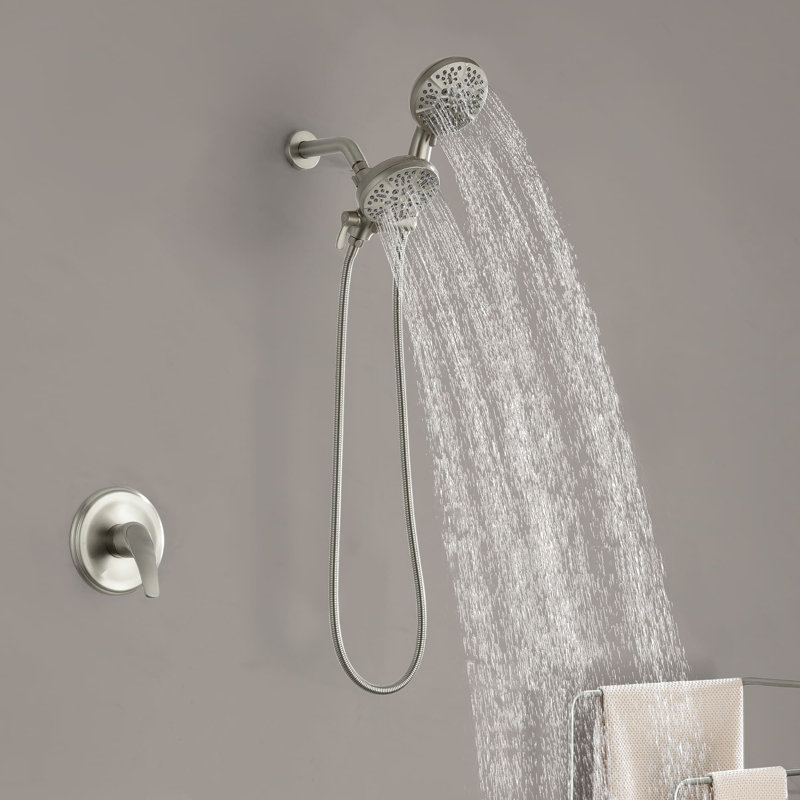 All-In-One Kit with Rough in-Valve, Brushed Nickel