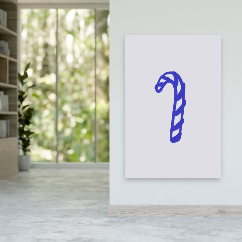 «Candycaneno02», impression d'art contemporain contemporain, 60" H x 40" W