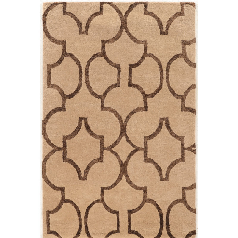 Andric Wool Indoor Rug, Rectangle 5' x 8'