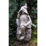 Lujan Thinker Pixie Stone Garden Statue