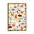 Toile avec cadre or