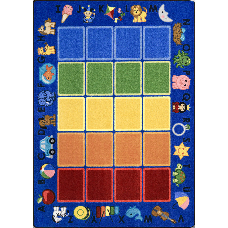Smart Start Area Rug in Color Multi, Rectangle 5'4" x 7'8"