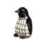 Penguin 8" Lighted Art Glass Novelty Light