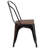 Kewaunee Metal Stackable Chair with Wood Seat-1921678920