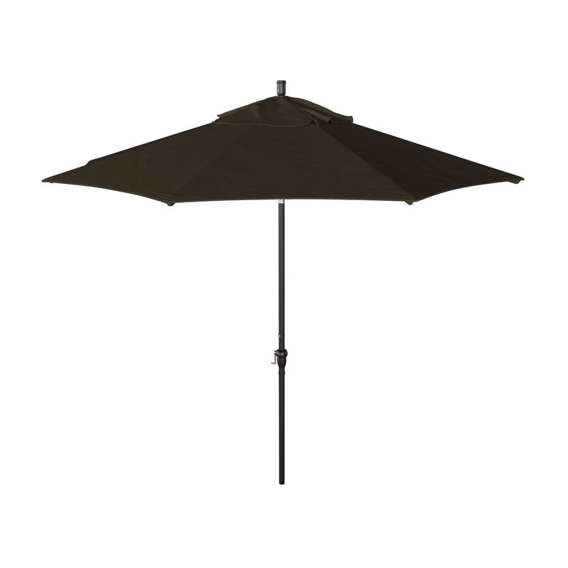 Parasol de marché 108 po Aaltinus, Toile performance moka